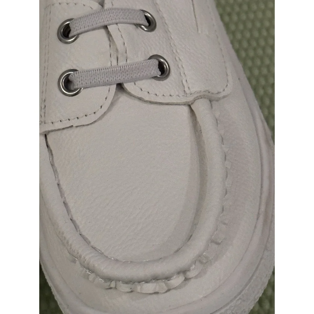 Wenling Buen Shoe Co NEW Kids 32 US Size 1 White Loafer Casual Preppy Spring